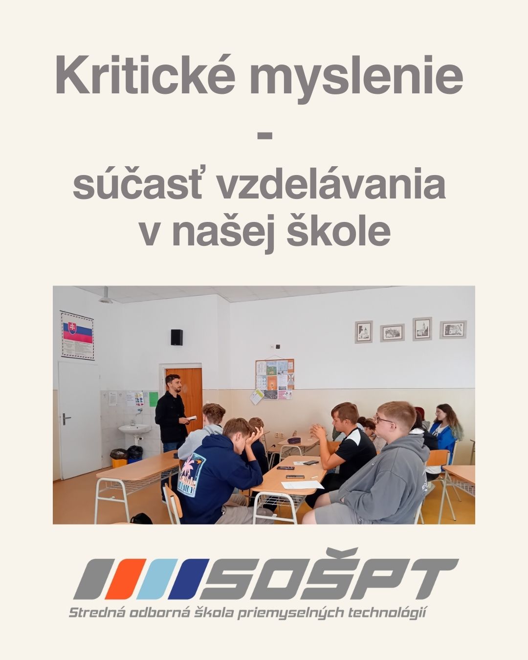 Kritické myslenie- súčasť vzdelávania v našej škole